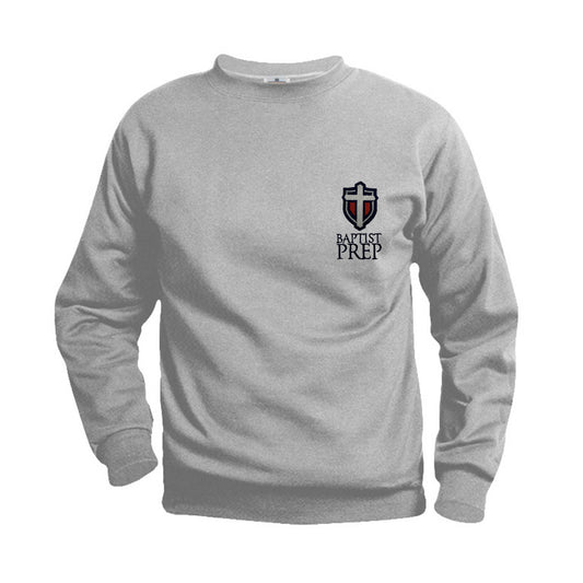 Youth Sweatshirt With Baptist Prep Logo