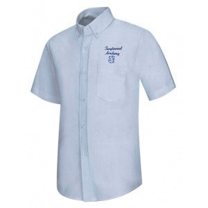 Short Sleeve Boys Oxford with Tanglewood Academy Logo