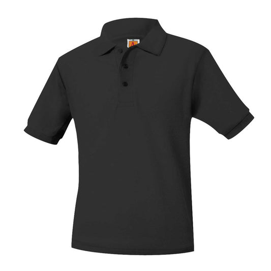 Youth Short Sleeve Polo with Shiloh Excel Christian Logo