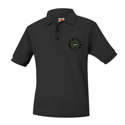 Youth Short Sleeve Pique Polo With APO Logo