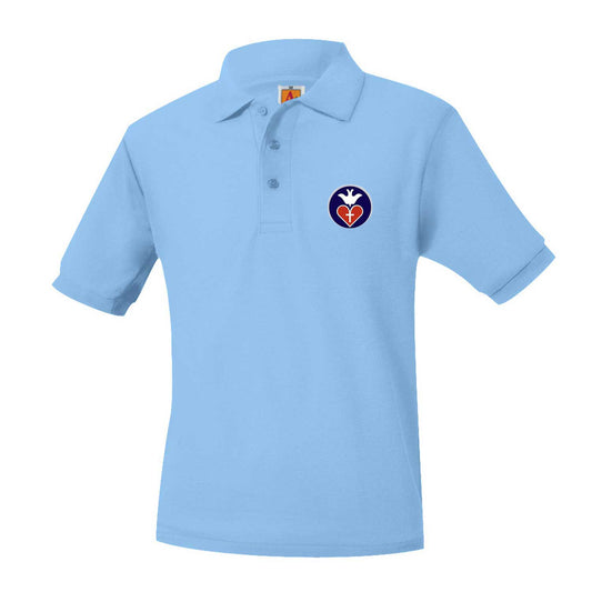 Adult Short Sleeve Pique Polo With St. Vincent De Paul Logo