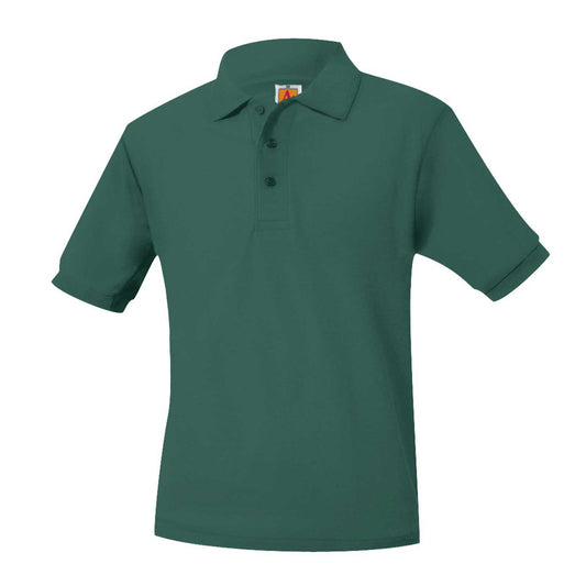 Short Sleeve Youth Polo with Christian Life Academy Logo