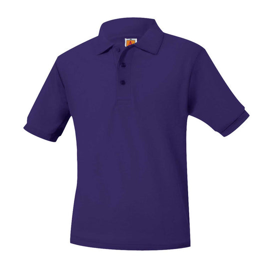 Youth Short Sleeved Pique Polo With CAC Logo