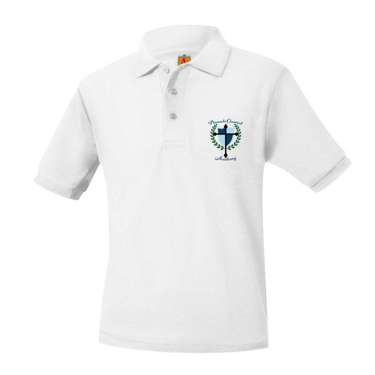 Youth Short Sleeve Pique Polo with PCA Logo
