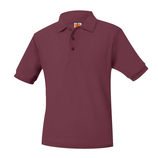 Youth Short Sleeve Polo with Grace Christian Logo