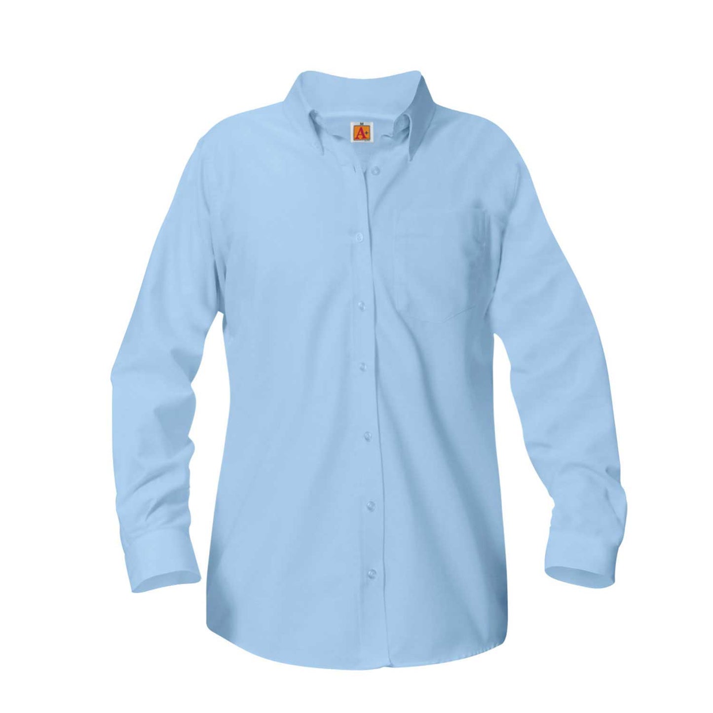 Youth Girls Long Sleeve Oxford Blouse