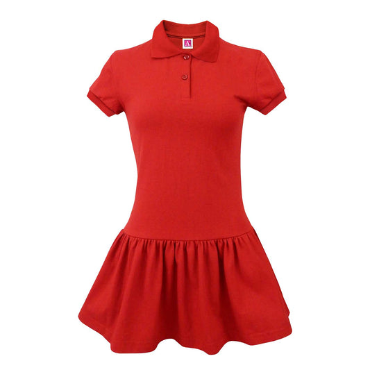 Girls Polo Dress with Harding Academy Logo