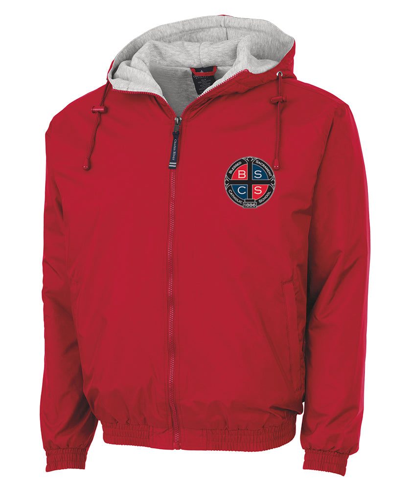 Youth All Weather Jacket With Blessed Sacrament Logo