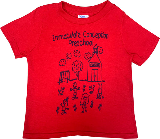 Pre-K T-Shirt With Immaculate Conception Logo
