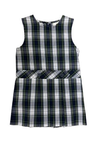 Drop Waist Plaid Jumper - St John's Hot Springs