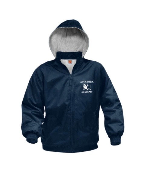 Adult All Weather Jacket with Apostolic Academy Logo