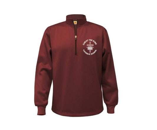Youth Performance Pullover with Christ the King Logo