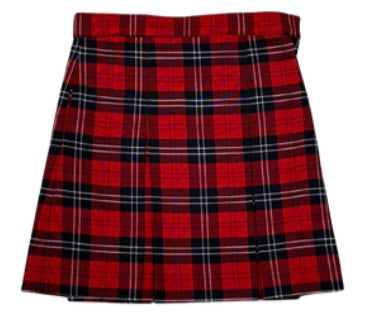Box Pleat Skirt Plaid 70