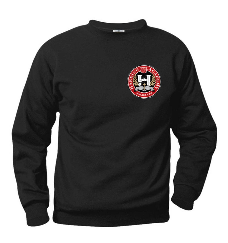 Youth Crewneck Sweatshirt with Harding Academy Logo