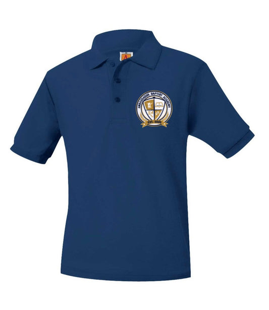 Youth Short Sleeve Polo with Ambassador Baptist Logo