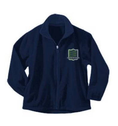 Youth Full Zip Fleece with Christian Life Academy Logo