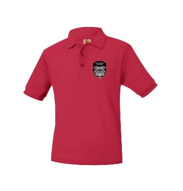 Youth Short Sleeve Polo with New Horizon Logo