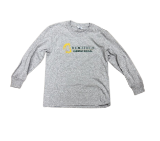 Adult Long Sleeve Tee with Ridgefield Logo