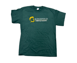 Youth Short Sleeve Tee With Ridgefield Christian Academy Logo