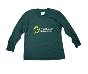 Adult Long Sleeve Tee with Ridgefield Logo
