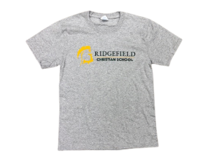 Youth Short Sleeve Tee With Ridgefield Christian Academy Logo