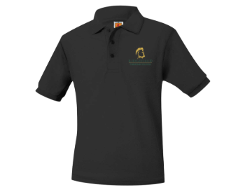 Youth Short Sleeve Pique Polo With Ridgefield Christian Academy Logo