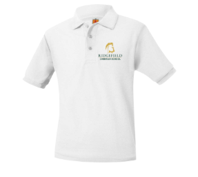 Youth Short Sleeve Pique Polo With Ridgefield Christian Academy Logo
