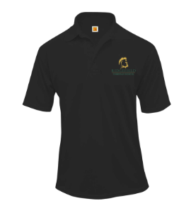 Adult Short Sleeve Performance Polo With Ridgefield Christian Academy Logo