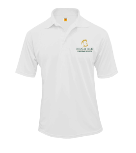 Adult Short Sleeve Performance Polo With Ridgefield Christian Academy Logo
