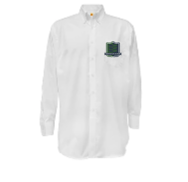 Girls Long Sleeve Oxford with Christian Life Academy Logo