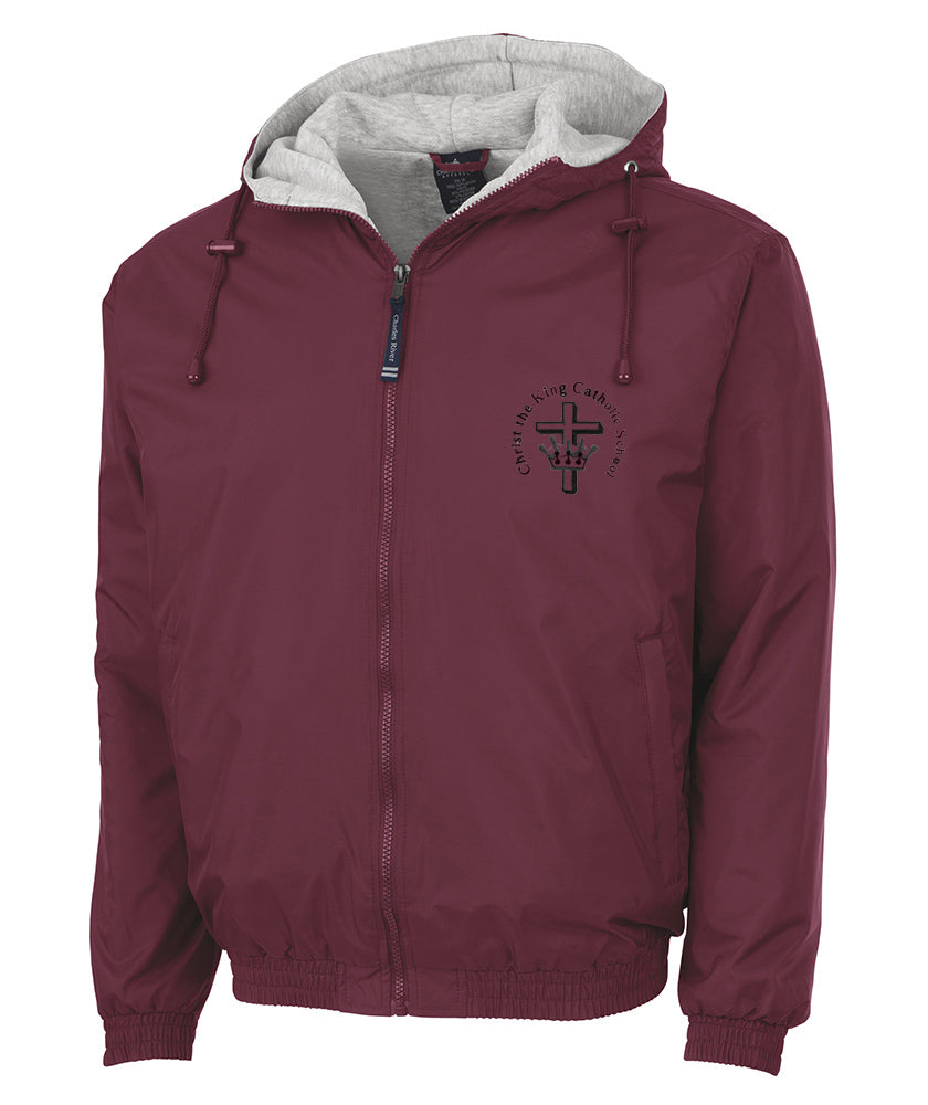 Youth All Weather Jacket With Christ The King School Logo