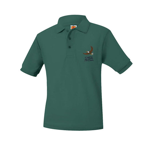 Adult Short Sleeve Polo With Forest Heights Logo