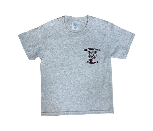 Adult Short Sleeve PE Tee With St. Theresa Logo