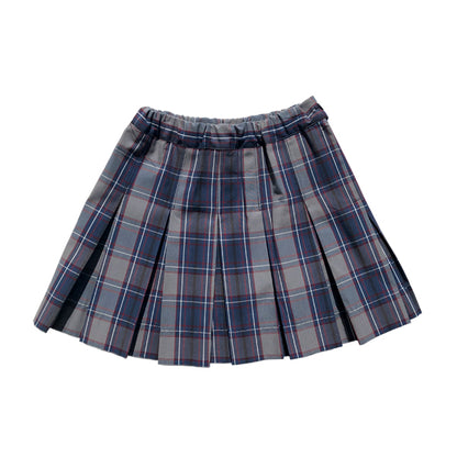 All Around Pleat Plaid Skirt