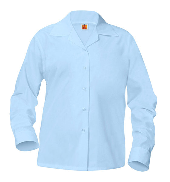 Adult Long Sleeve Stretch Blouse