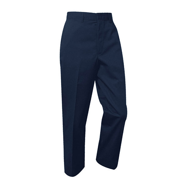 Boys Relaxed Fit Flat Front Pant Navy