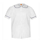 Youth Short Sleeve Navy Piped Peter Pan